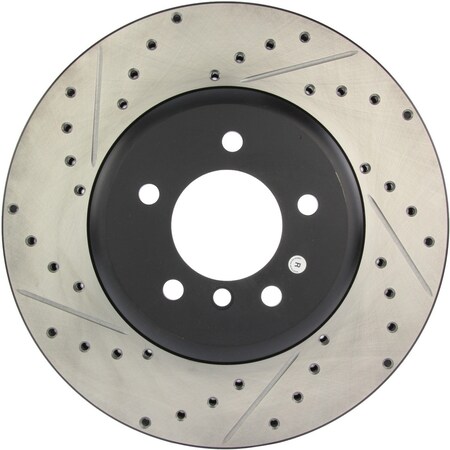 Centric Parts Sport Drilled/Slotted Brake Rotor, 127.34071R 127.34071R